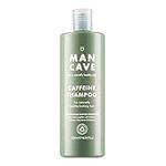 ManCave Caffeine Shampoo 500ml Men, Support And Encourage Healthy Hair Growth With Caffeine, Panthenol And Vitamin E, Natural Formulation, Sulphate Free, Vegan Friendly, Made In England.