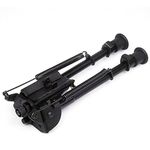 9"-13" Swivel Style Rifle Bipod High Shockproof Shooting Gun Mount Solid Base Bench Rest Bi-pod