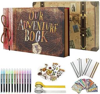 Vienrose Our Adventure Book Album Photo Scrapbooking Livre photo DIY Saint-Valentin, Fête des mères, Mariages, Anniversaires et Cadeaux de Noël