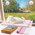 ZALALOVA Cat Window Perch, Pink Cat