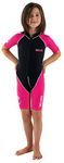 SEAC Dolphin, Shorty Wetsuit for Kids in a 1,5mm Neoprene and Lycra for Swimming, Snorkelling and Playing in the Water