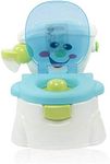 Amazing Tour Kids Toilet Training Seat - 2 in 1 Baby Toddler Training Potty Trainer Safety Urinal Chair Removable Parts & Portable Sky Blue