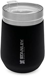 Stanley Go Everyday Tumbler 0.29L - Stainless Steel Travel Mug for Wine, Cocktails, Coffee, Tea - Keeps Cold/Hot for Hours - BPA-Free - Dishwasher Safe - Matte Black Pebble
