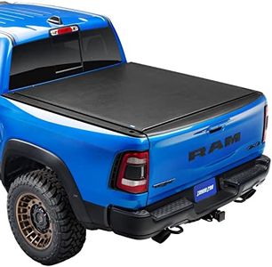 Tonno Pro LR-2005 Lo-Roll Black Roll-Up Truck Bed Tonneau Cover 2002-2008 Dodge Ram 1500, 2003-2008 Ram 2500, 3500 | Fits 6.4' Bed (Excludes Beds with RamBox)