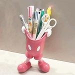 V.VIAIRIC Cute Cartoon Mouse Pen Holder for Desk Organizer, Vase Makeup Brush Pencil Holder for Home Decoration Birthday Party Supplies Housewarming Gift