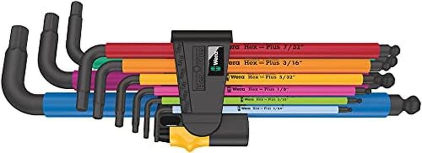 Wera 022640 950/9 Hex-Plus Imperial Black Laser 2 L-Key 9-Pieces Set