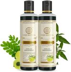 Khadi Natural Herbal Shampoo, Amla and Bhringraj, 210ml (Pack of 2)