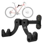 PRO BIKE TOOL Bike Wall Mount - Horizontal Indoor Bike Rack for 1 Bicycle - Bike Rack Garage - Safe and Secure Bike Hook for Road, Mountain or Hybrid Bikes - Bike Hanger, Bicycle Storage Wall Mount