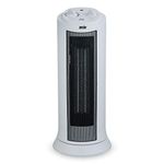 ANSIO Electric Portable Tower Heater 2000W - 70° Oscillating PTC Ceramic Heater with 2 Heat Settings, Adjustable Thermostat and Safety Cut-Off