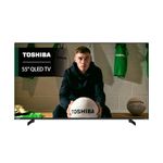 Toshiba 55QF5D53DB QLED 4K Smart Fire TV, TRU Picture Engine, Ultra HD, HDR10, Freeview, Disney+, Prime, Netflix, Dolby Vision & Atmos, Sound by Onkyo, Alexa, HDMI 2.1, Bluetooth, Airplay