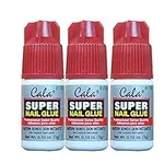 3 bottles Super nail Glue professio