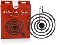 Smart Choice 8-Inch 4-Turn Electric Stove Burner Replacement Surface Element for Electric Coil Oven Ranges, Fits Most