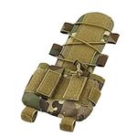 OAREA Tactical Helmet Battery Pouch MK2 Battery Pack Helmet Counterweight Pack Airsoft Hunting Helmet Accessories (Color : MC)