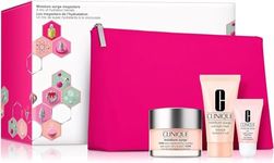 Clinique MOISTURE SURGE 3 piece BOXED GIFT SET - Moisture Surge Intense 72h Hydrator Moisturiser 50ml + Overnight Masque (Night Cream) 30ml + Moisture Surge Lip Hydro-Plump Treatment 7ml