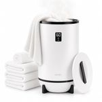 SereneLife Towel Warmer for Bathroom and Spa – Luxury Bucket-Style Towel Warmer, Fits 2 Large Towels, Blankets, Bathrobes, and PJ’s – Perfect Gift for Him & Her