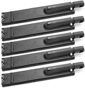 Hongso CBC301 (5-Pack) BBQ Barbecue Replacement Gas Grill Cast Iron Burner for Bakers and Chefs, Grand Hall, Centro, Charbroil, Coleman, Glen Canyon, Nexgrill, SAMS, Sterling Forge Model Grills