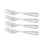 ERCENTURY Stainless Steel Forks, Salad Forks, Dessert Forks, Appetizer Forks,Size:5.4 Inch (4 pcs)