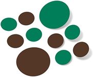 Set of 30 - Chocolate Brown/Green C