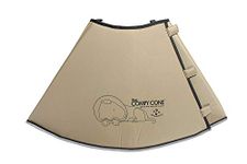 The Original Comfy Cone by All Four Paws, Soft Pet Recovery Collar with Removable Stays, XXL, Tan