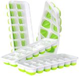 DOQAUS Ice Cube Trays 4 Pack, Easy-