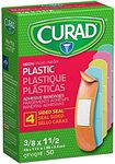 Curad Medline Curad NON256131 Neon Adhesive Bandages, 3/4-Inch X 3-Inch, Natural (Pack of 1200)