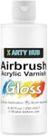 X ARTY HUB Acrylic Varnish Gloss 8.45 fl oz / 250 ml, Anti-Yellowing/Fading/Cracking Acrylic Paint Sealer, Waterproof, Stain & Moisture Resistant Coating, Brushable and Sprayable