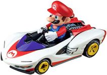 Carrera 64182 Mario Kart P-Wing Mario 1:43 Scale Analog Slot Car Racing Vehicle for Carrera GO!!! Slot Car Toy Race Track Sets