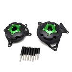 Z800 Motorcycle CNC Aluminum Engine Guard Stator Protective Cover for Z800 2013-2016 Z750 2008-2016(Green)