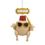 Hallmark Friends Turkey in Fez and Sunglasses Christmas Ornament