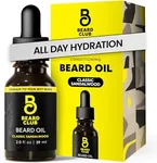 Beard Club Beard Oil for Men - 2oz Classic Sandalwood Natural Mens Beard Oil with Castor & Amber Oils - Beard & Mustache Conditioner - Hydrates, Softens & Soothes Dry Skin - Strengthens Hair Follicles