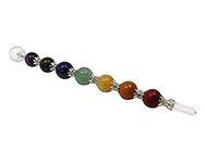 Energy Healing Seven Chakra Stone With Crystal Pointer Ball Massage Stick Wand | Enery Massage Stick