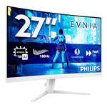 Philips Evnia 27M2C5201L - 27 inch FHD Curved Gaming Monitor, 180 Hz, 1 ms GtG, FreeSync Prem. (1920x1080, 2x HDMI 2.0, 1x DP 1.4) white