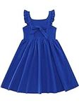 Blue Casual Dresses for Girls 6-7 Y