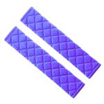 ONESAVE Fleece Car Seat Belt Pad Cover Kit, 2-Pack - Soft Car Safety Seat Belt Strap Shoulder Pads for Adults and Children (Purple Fleece)