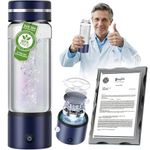 Innovate Hydrogen Water Bottle【Certified Highest H₂】【24h Stable H₂ Activity & SPE Technology】Hydrogen Bottle with One-Button Operation, 3-Minute Cycle, 24h H₂ Lock & Leak-Proof Design O-ZJD-001