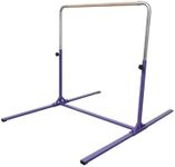 Tumbl Trak Adjustable Home Jr Kip Bar, Gymnastics Training Bar for Home and Gym, Purple