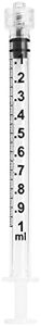 Nanosharp 1ml 1CC Luer Lock Syringe, Sterile, Individually Sealed - 100 Syringes per Box (no Needle)