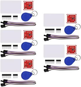 5PCS PN532 NFC NXP RFID Module V3 User Kit Near Field Communication Reader Writer Module Kit I2C SPI HSU with S50 White Card Key Card for Raspberry Pi DIY Smart Phone