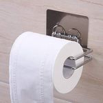 Xelvix Toilet Paper Roll Holder Bathroom/Kitchen Self Adhesive Tissue Roll Holder Wall Mounted Towel Holder