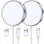 2 Pack Magnetic Wireless Charger fo