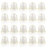 Lovetao 20pcs Replace Homelite Echo Stihl Ryobi Zama Poulan Primer Gas Fuel Bulb Pump Bulbs 0057003 0057004 0058001 Echo 12538108660 Hometile A01195A