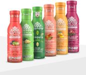 Karviva Wellness Detox and Green Juice Cleanse Variety Pack, 6 Organic Superfood Drinks, 12 fl. oz. Bottles, High-Fiber, Low-Sugar, Low-Calories, Made with Berries, Heart-Healthy Fruits, and Vegetables