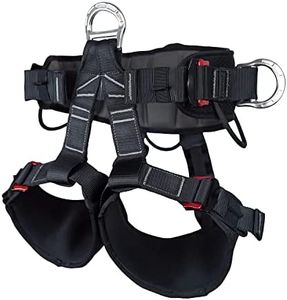SOB Tree Climbing Harness, Adjustable Thickness Widen Protecta Safety Harness, Half Body Harnesses for Rock Climbing Rescuing Work Fire Rescuing Caving