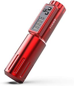 Mast Saber Wireless Battery Rotary Tattoo Machine Pen (Red)