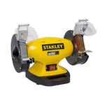 Stanley Bench Grinder – 330W Powerful Motor | 1 Grinding Wheel & 1 Wire Wheel for Sharpening & Cleaning | Heavy-Duty Benchtop Design for Metalwork, DIY & Professional Use