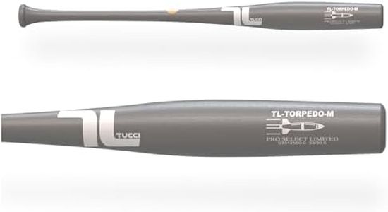 Tucci TL-Torpedo Pro Select Limited Baseball Wood Bat, Pro-Level Wood Bat
