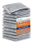 Scotch Brite Non-Scratch Dish Wash Cloth, Steel Wire Dish Cloth, Wire Dishwashing Rags for Wet and Dry, Stainless Steel Scrubber for Washing Dishes, Multipurpose - Pack of 10