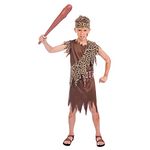 amscan 9904445 Boys Caveman Fancy Dress Pre-historic Era Costume (Age 8-10 Years)