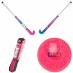 BYTE HX1 HOCKEY STICK, HX BAG AND GLITTER BALL PACKAGE SET (36.5'' STICK)