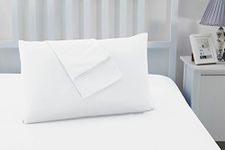 Sonia Moer Super Soft Brushed Microfibre Pillowcases - Non Iron Breathable Hypoallergenic Pillowcases set of 2- White